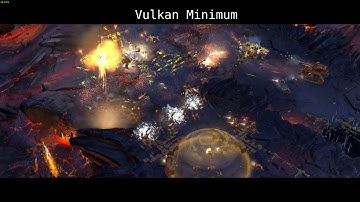 Dawn Of War 3 Linux Benchmark OpenGL vs. Vulkan (Nvidia GTX 1080 Ti)