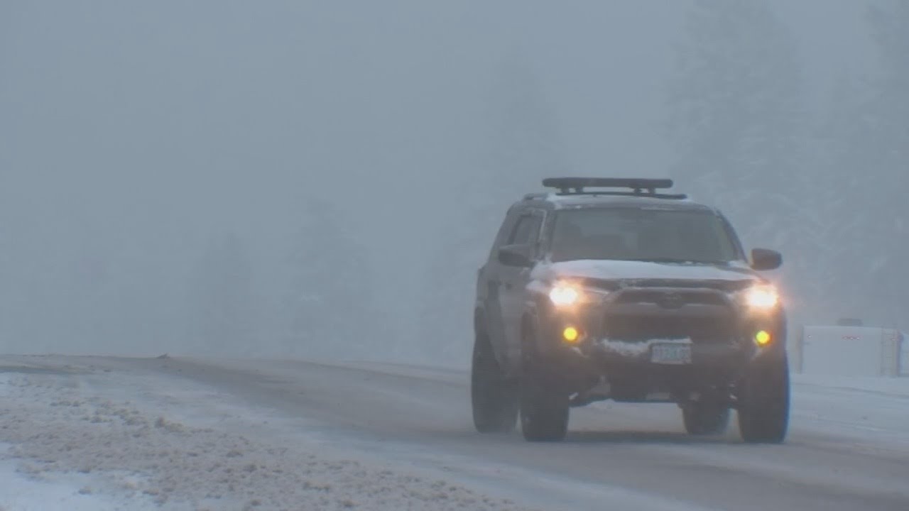News Update Highway 26 opens, ODOT warns of snow plow accidents YouTube