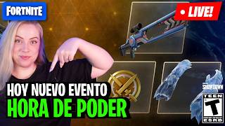 EVENTO HORA DEL PODER EN FORTNITE 😍 LAVALKIRIA #epicpartner