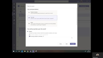 How to Schedule a Teams Live Event
