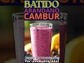 El batido de arándano y cambur (plátano) es una bebida súper nutritiva que aporta antioxidantes