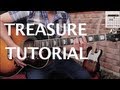 Como tocar Treasure de Bruno Mars - Tutorial Guitarra (HD)