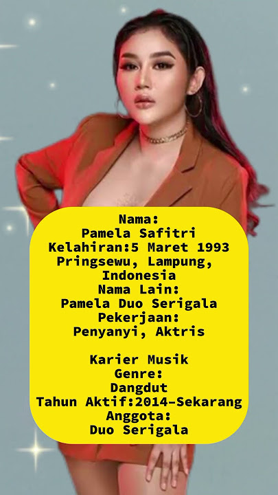 BIODATA !! PAMELA SAFITRI