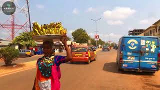 Taking A Walk In Ghana, Sunyani ( in 4k Full HD) Exploring Ghana