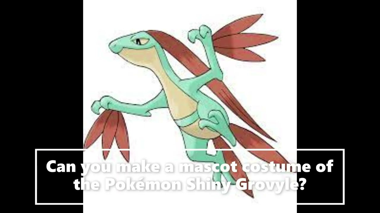 Doing A Shiny Grovyle Pokemon Mascot Costume In 2024 Request (Great For Halloween)