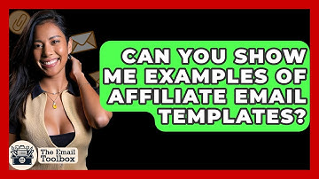 Can You Show Me Examples Of Affiliate Email Templates? - TheEmailToolbox.com
