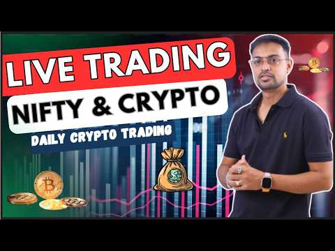 🔴 Live Trading Setup | Nifty & BankNifty Crypto , Gold Best Zones | Omi Sakhalkar