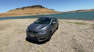 Brand New Mitsubishi Mirage with Custom Wheels, Graphics and Tinted Windows