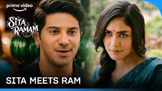 Sita Ramam : Sita's Surprise Visit To Meet Ram | Dulquer Salmaan, Mrunal Thakur | Prime Video