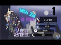 Rabbit and steel with friends part 1 first hard run