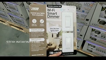 Costco FEIT - WiFi Smart Dimmer Switch 2 Pack $29