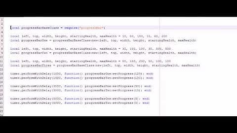 Self Made Corona Progress Bar Demo