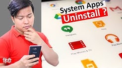 System Apps Uninstall With Root & Without Root ? it is possible to Delete Preinstalled Apps  - Durasi: 5:56. 