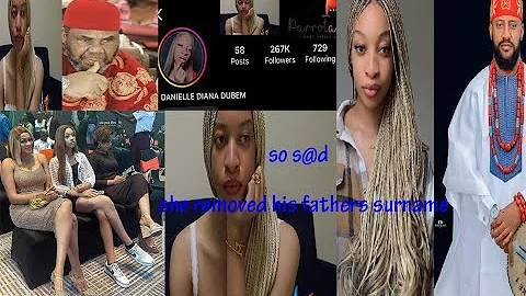 SO S@D Actor yul Edochia Daughter DANIELLE Removed  His Father's Surname to (Danielle Diana Dubem)