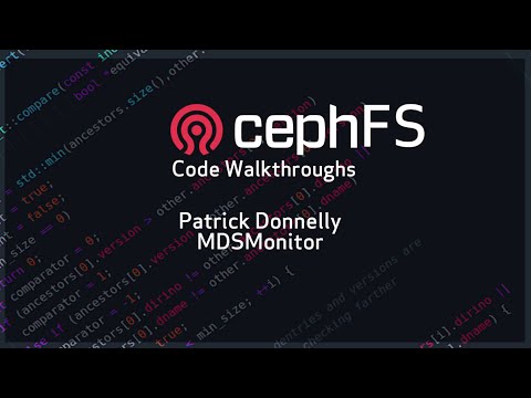 CephFS Code Walkthrough: MDSMonitoring