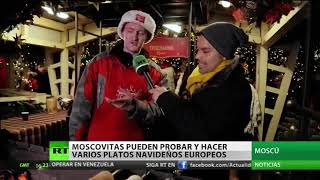Moscu celebra el 2020 con el festival viaje al a navidad y comidas típicas