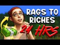 I beat rags to riches in less than 24 hours