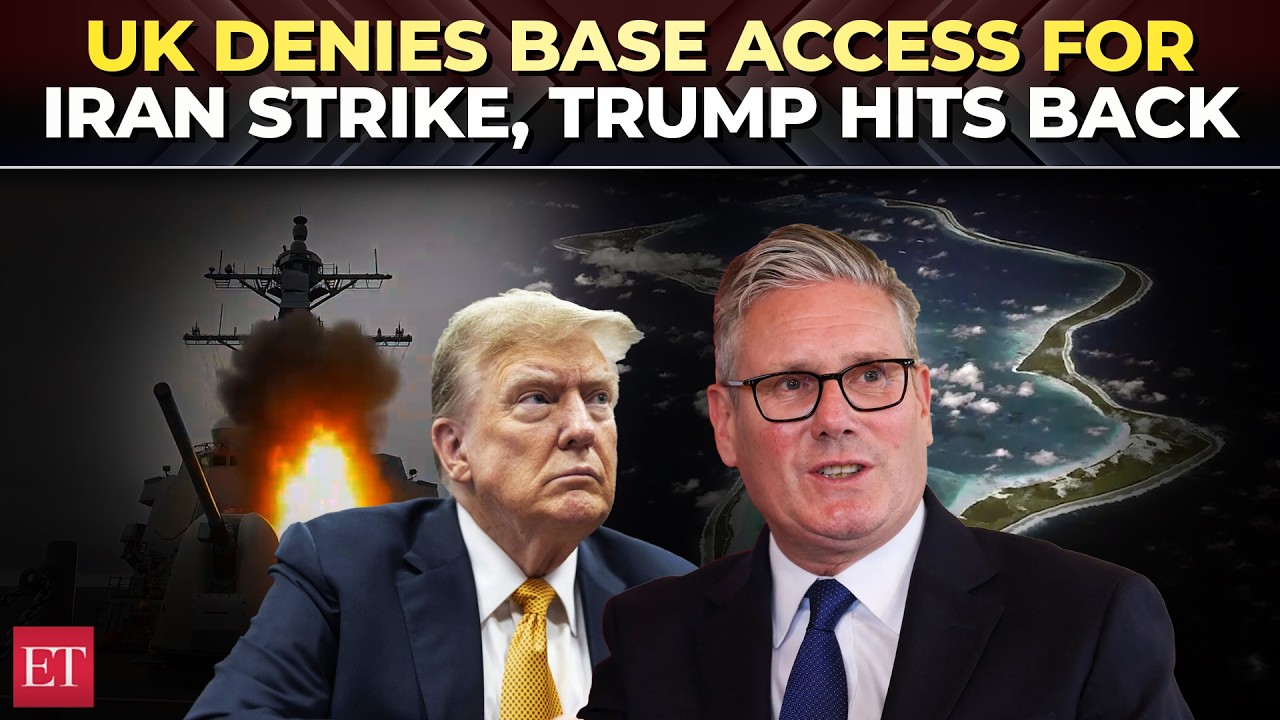 'You’re making a big mistake,' Trump says after UK PM Starmer blocks RAF base use for Iran strike