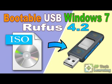 windows 7 iso file download and create bootable flash drive with rufus 4.2 (hindi)