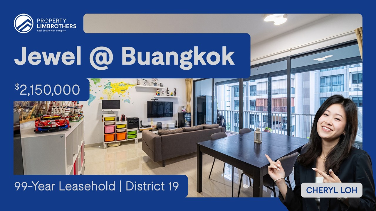Jewel @ Buangkok - 3-Bedroom with 1,152sqft in District 19 | $2,150,000 | Cheryl Loh