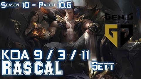 Gen Rascal SETT vs DARIUS Top - Patch 10.6 KR Ranked