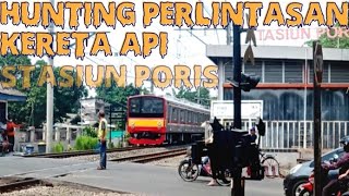 Hunting:Perlintasan Kereta Stasiun Poris Tangerang#gudelngulet