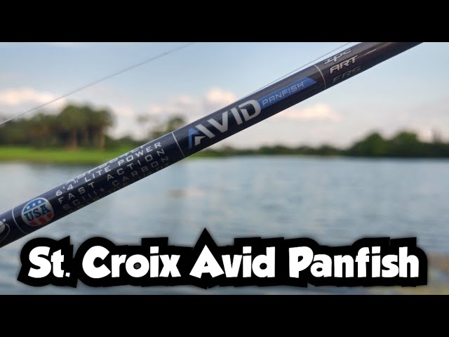 Panfishing With the St. Croix Avid Panfish 