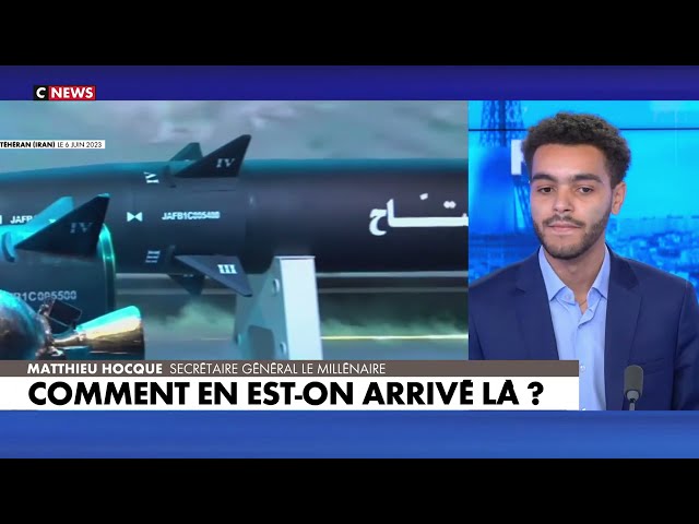 Matthieu Hocque, invité de Cnews le 14 avril 2024