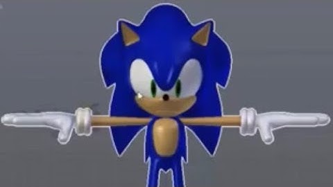 Modeling Sonic the Hedgehog in Blender: The Movie