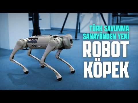 TÜRK SAVUNMA SANAYİİNDEN YENİ “ROBOT KÖPEK”