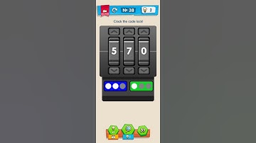 IQ BOOST LEVEL - 38 CRACK THE LOCK