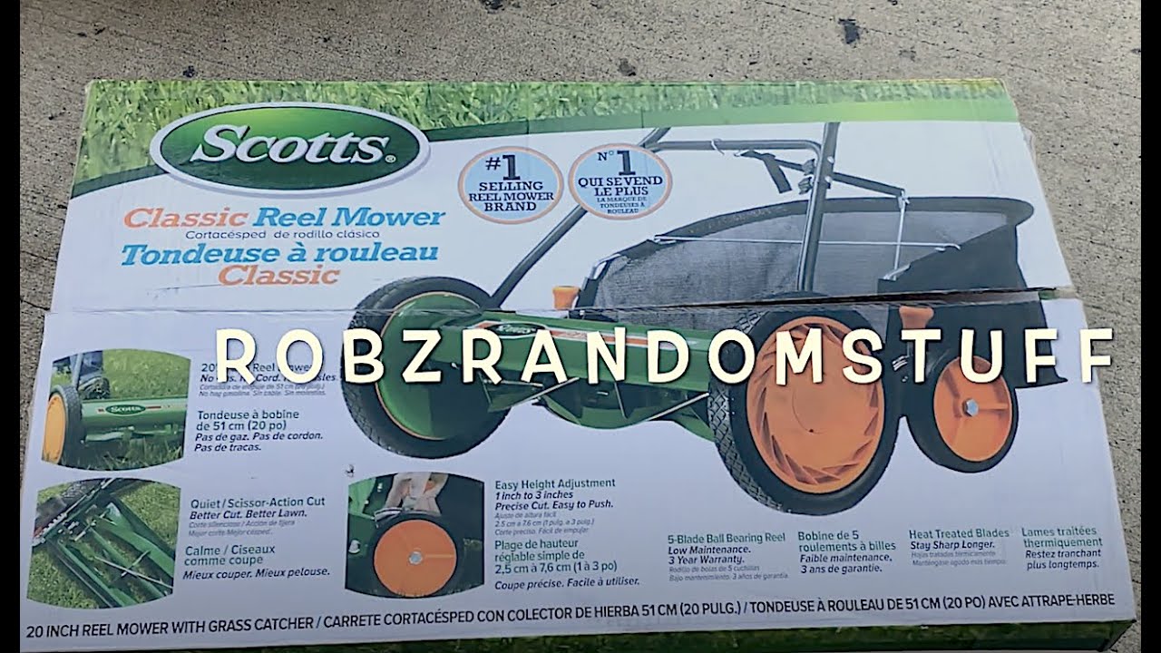 Scotts CLASSIC 20 REEL MOWER REVIEW 