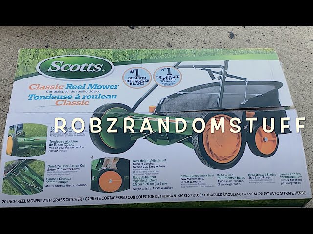 Scotts CLASSIC 20 REEL MOWER REVIEW 