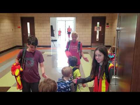 Cahaba Elementary School DOGS wishing the Kindergarten a good day!