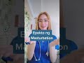 MGA EPEKTO NG MASTURBATION