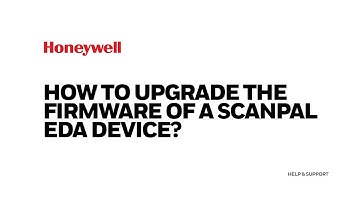 How to upgrade the firmware of a Scanpal EDA device