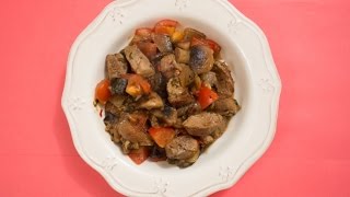 Любимые Рецепты. Жаркое из свинины с острыми баклажанами и шампиньонами. Быстрый обед или ужин! Любимые Рецепты. Жаркое из свинины с острыми баклажанами и шампиньонами. Быстрый обед или ужин!