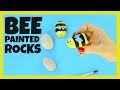 Bee Painted Rocks Craft for Kids
