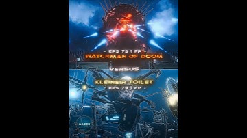 Watchman Of Doom vs Kleineir Toilet #skibiditoilet #edit #deathbattle #shorts
