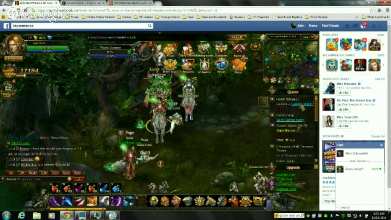 Stormthrone Alpha Questing In New Zone