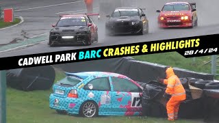 Cadwell Park Crashes/Highlights, BARC, 28/4/24