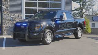 2023 Ford F150 Responder | East Bridgewater, MA Police Department | Blue Collar Customs