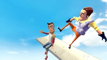 Hello Neighbor: Ragdolls & Epic Falls - vol. 5 [GMOD]