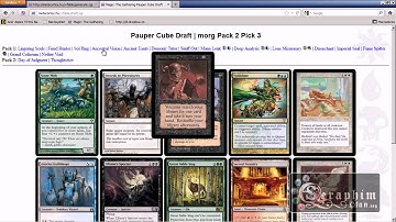 Morguloth - Seraphim Clan Cube MTGO Cube Draft (Part 1 of 5)