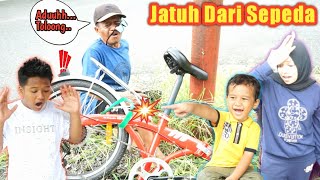HAH! GRANDPA FELL OFF HIS BIKE | eybel channel