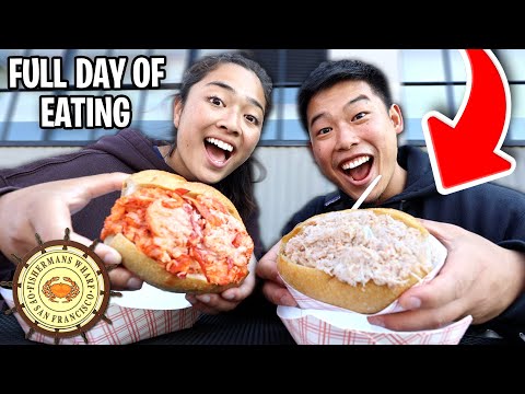 Full Day Of Eating In San Francisco | Fishermans Wharf | Japan Town