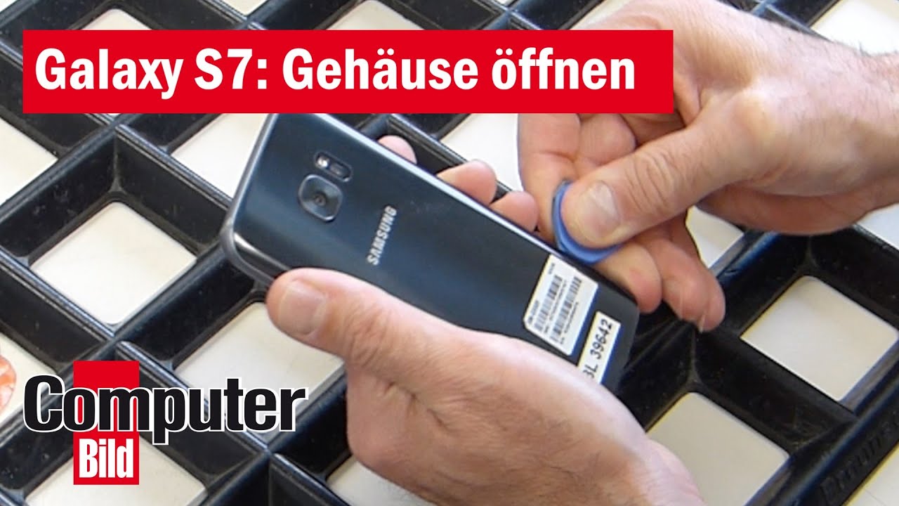 Samsung Galaxy S7: COMPUTER BILD öffnet das Gehäuse - YouTube