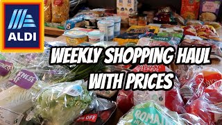 ALDI GROCERY HAUL & PRICES ~ Family of Five weekly shop