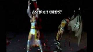 Mortal Kombat Armageddon - Ashrah Evily Finishes Sareena, Nitara, Kira & Sheeva