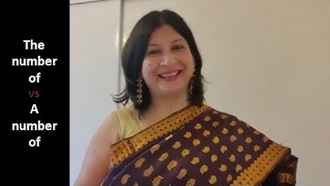 Subject Verb agreement - A number of versus The number of